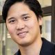 Los Angeles Dodgers star Shohei Ohtani posing for a photo.