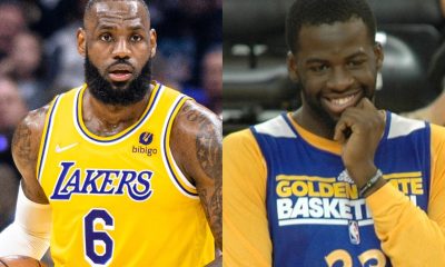 Los Angeles Lakers forward LeBron James and Golden State Warriors forward Draymond Green.