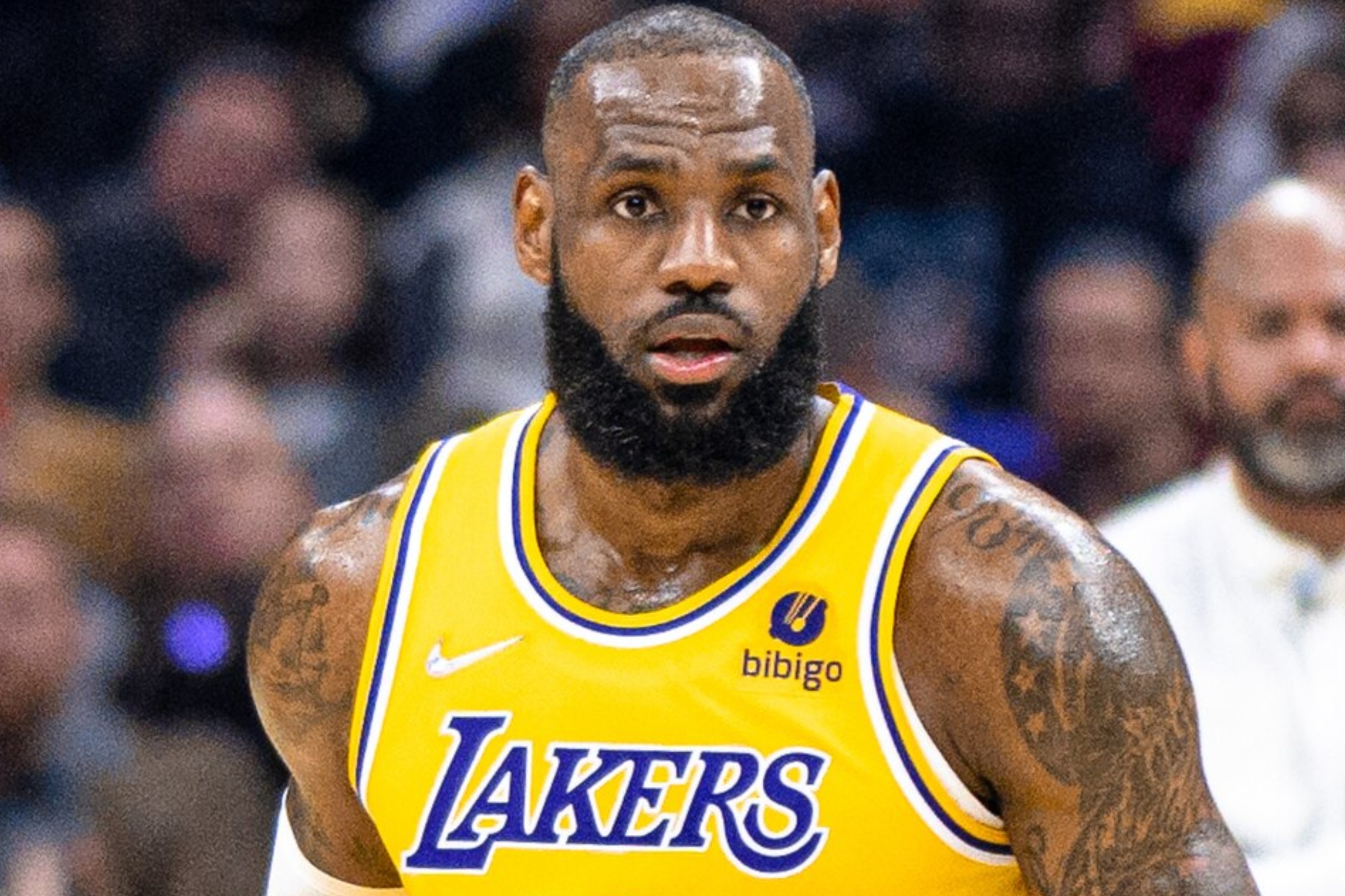 Los Angeles Lakers guard LeBron James