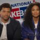 New York Giants QB Russell Wilson and wife Ciara.