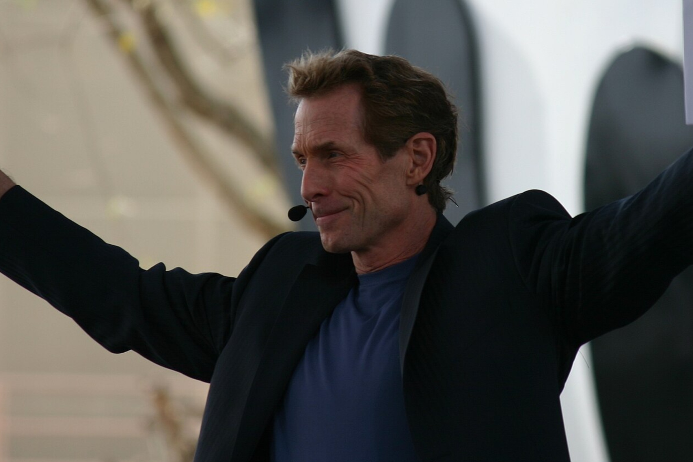 Sports commentator Skip Bayless.