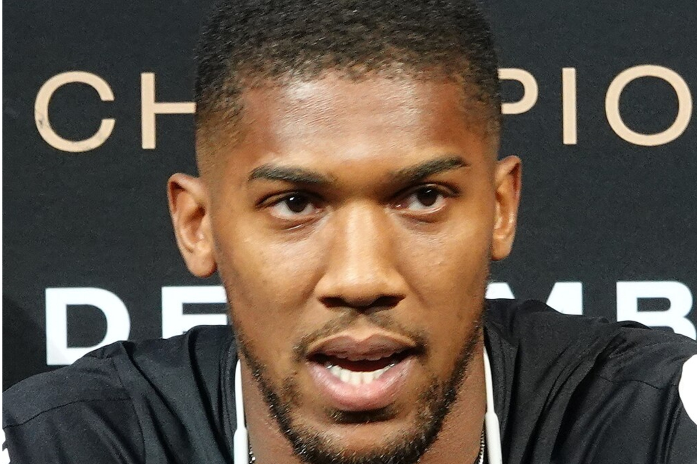 British boxer Anthony Joshua speaks out after knocking out Jake Paul.