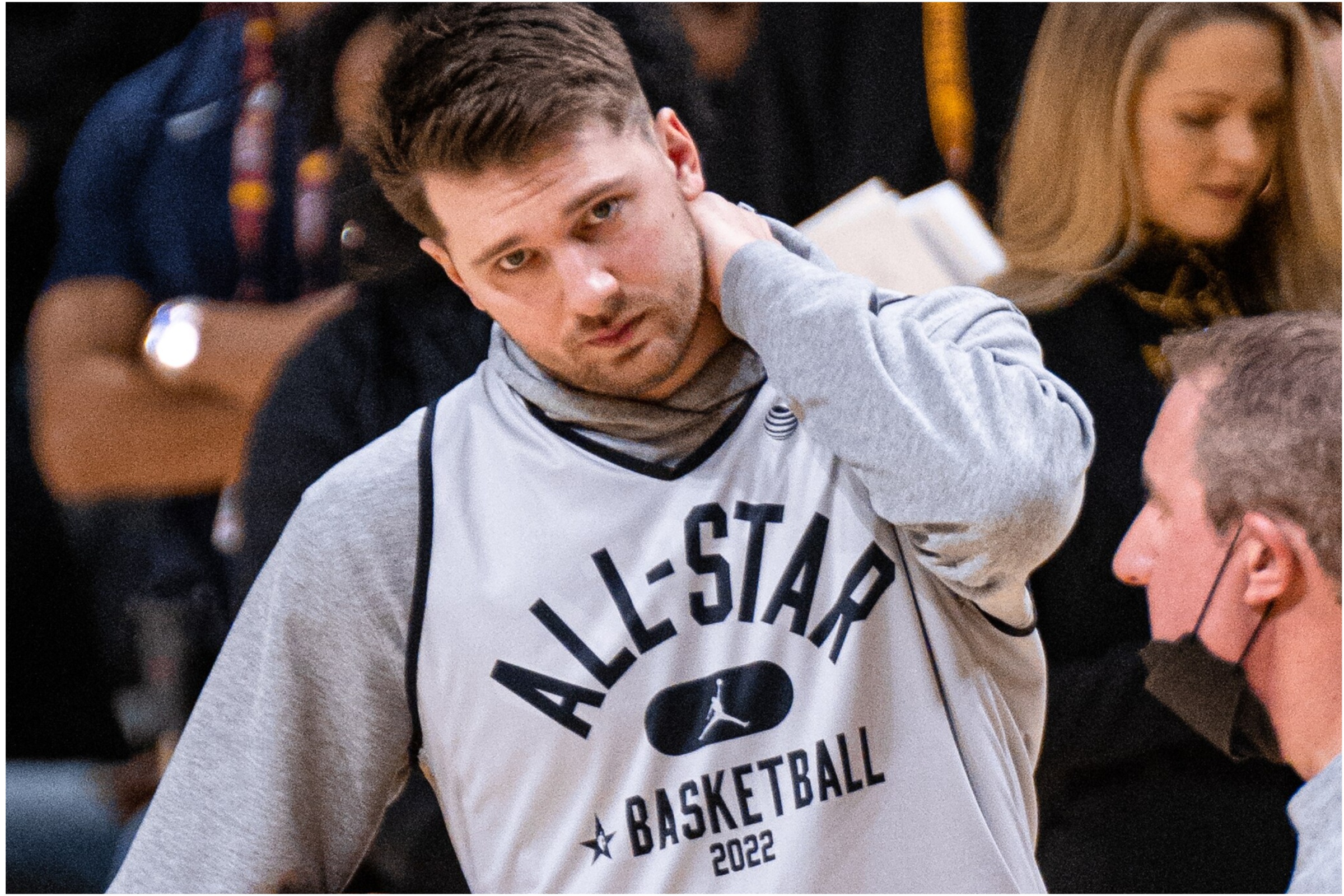 Former Dallas Mavericks guard and now Los Angeles Lakers star Luka Doncic during the All-Star Game.