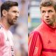 Inter Miami star Lionel Messi and Vancouver Whitecaps star Thomas Muller.
