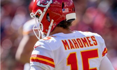 Kansas City Chiefs QB Patrick Mahomes in action.