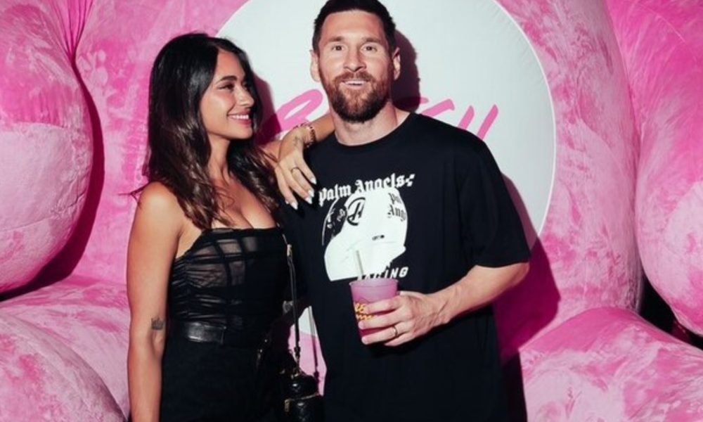 Lionel Messi and his wife Antonela Roccuzzo.