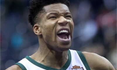 Milwaukee Bucks star Giannis Antetokounmpo.
