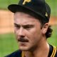 Pittsburgh Pirates star Paul Skenes looks on.