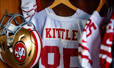 San Francisco 49ers star George Kittle suffered an injury during the NFL playoffs.