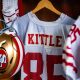 San Francisco 49ers star George Kittle suffered an injury during the NFL playoffs.