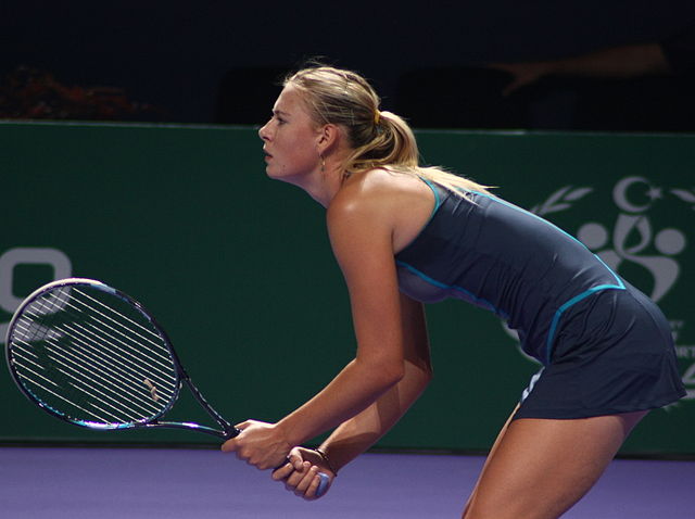 Maria Sharapova. Photo credits: Wikimedia Commons
