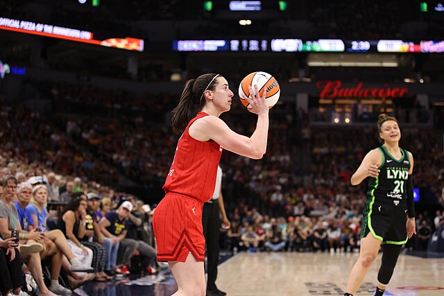 MN Lynx vs Indiana Fever, on July 14th, 2024 at Target Center in Minneapolis, Minnesota (photo credit John McClellan).